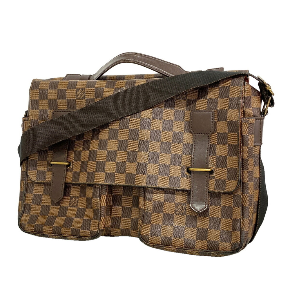 Louis Vuitton Damier Broadway Shoulder Bag N42270 Ebene Men's